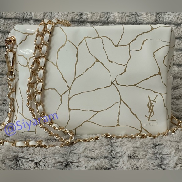 Yves Saint Laurent Cosmetic bag/ pouch to Crossbody bag - Picture 1 of 8